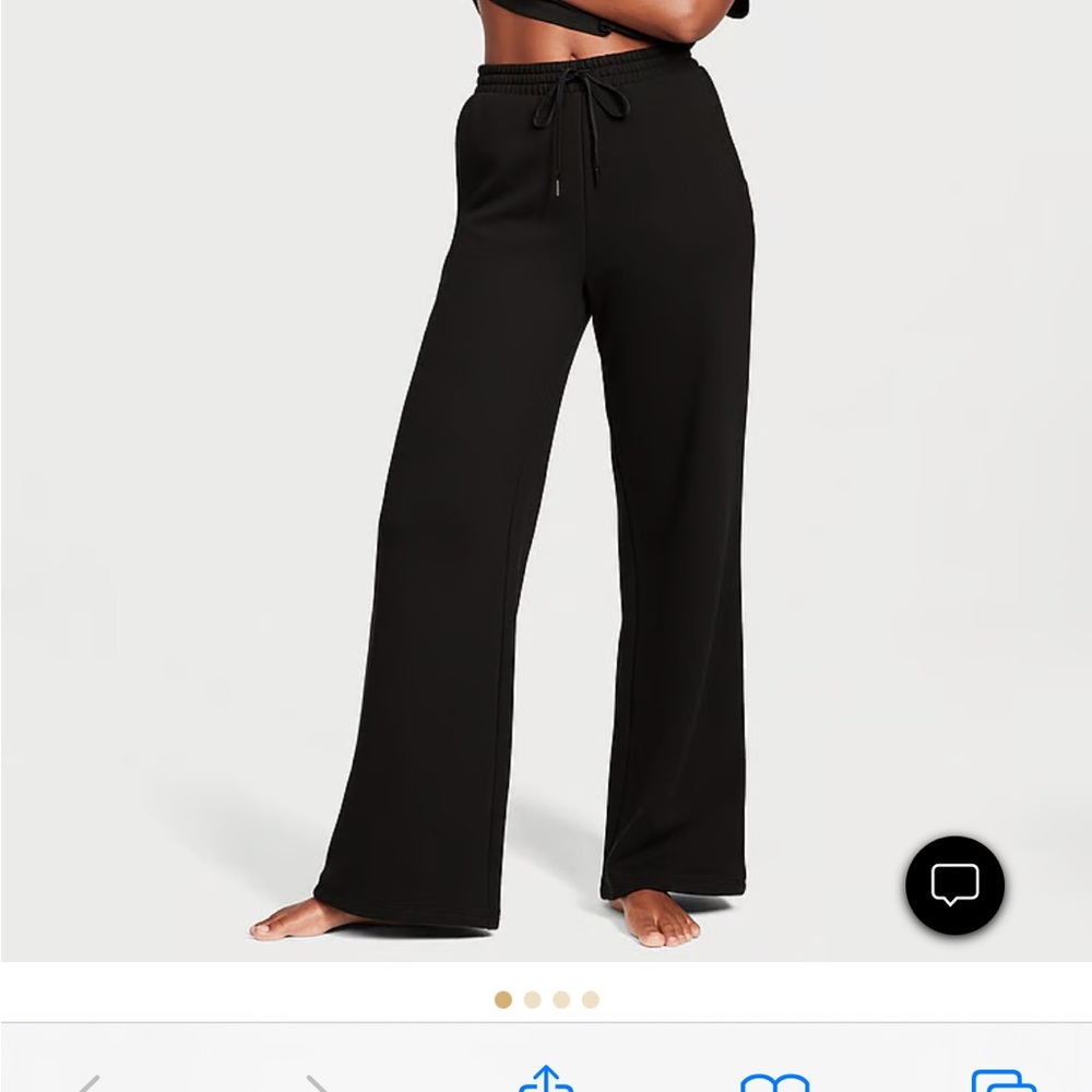 Lace up sweatpants